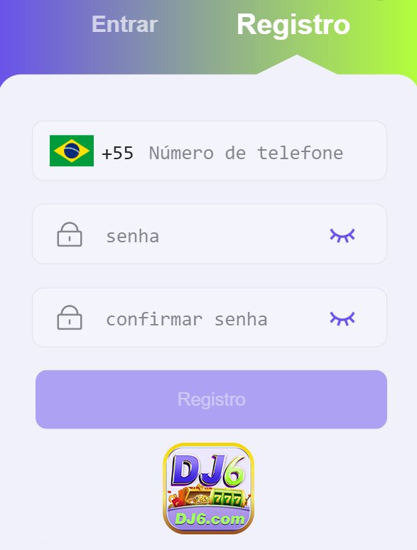 Cadastro recomendado e recomendado na dj6.com